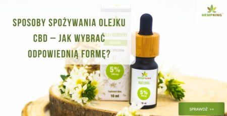 Sposoby spożywania olejku CBD