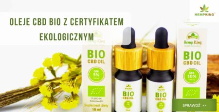 Oleje CBD BIO z Certyfikatem Ekologicznym
