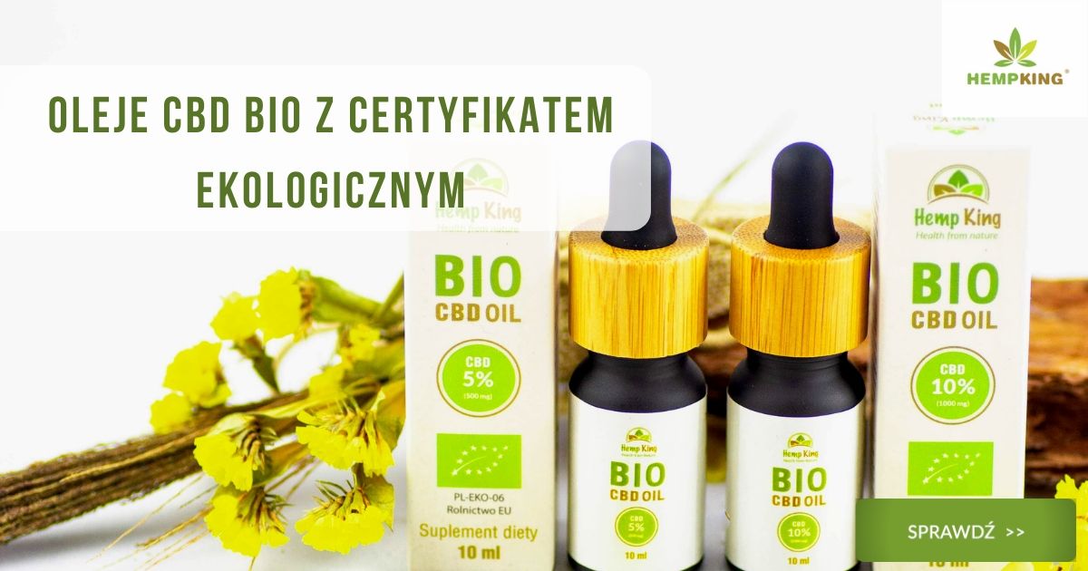 Oleje CBD BIO z Certyfikatem Ekologicznym