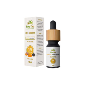 Olej CBD 1% (100mg) Full Spectrum Pieprz Czarny i Kurkuma – 10ml