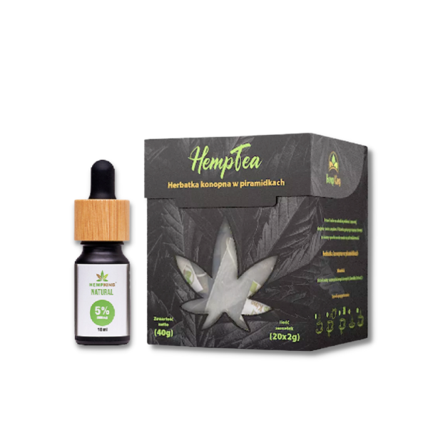 olejek cbd 5% natural herbatka w piramidkach