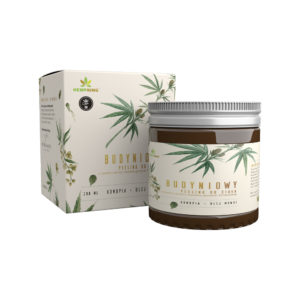 budyniowy peeling konopny z CBD