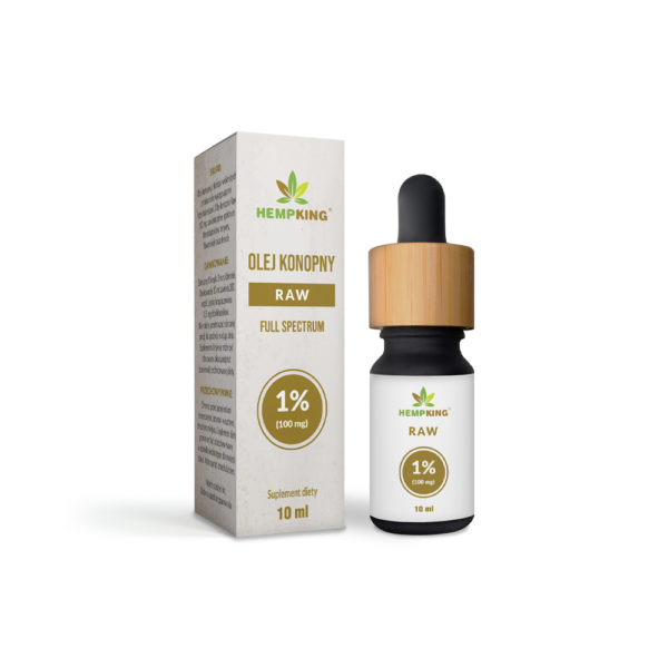Olej CBD 1% (100mg) Full Spectrum RAW 10ml