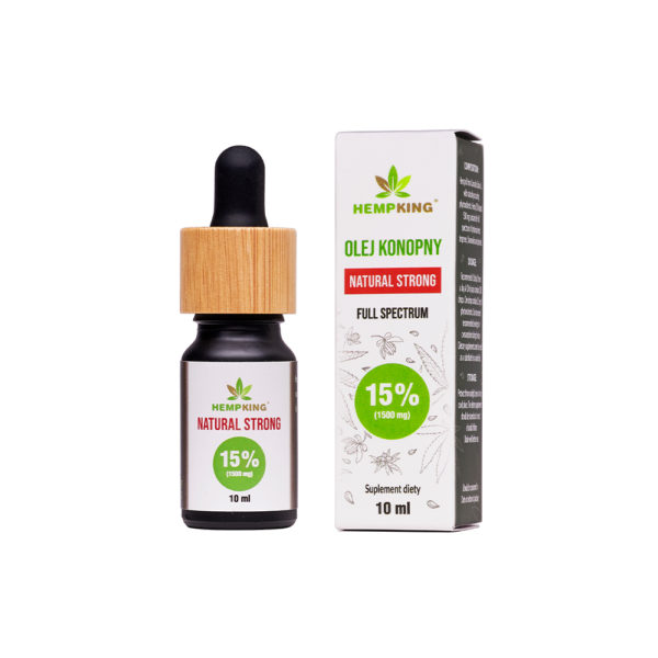 Olej CBD 15% natural strong