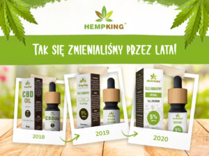 zmiana wyglądu olejków Hempking