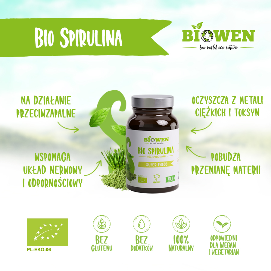 właściwości bio spirulina