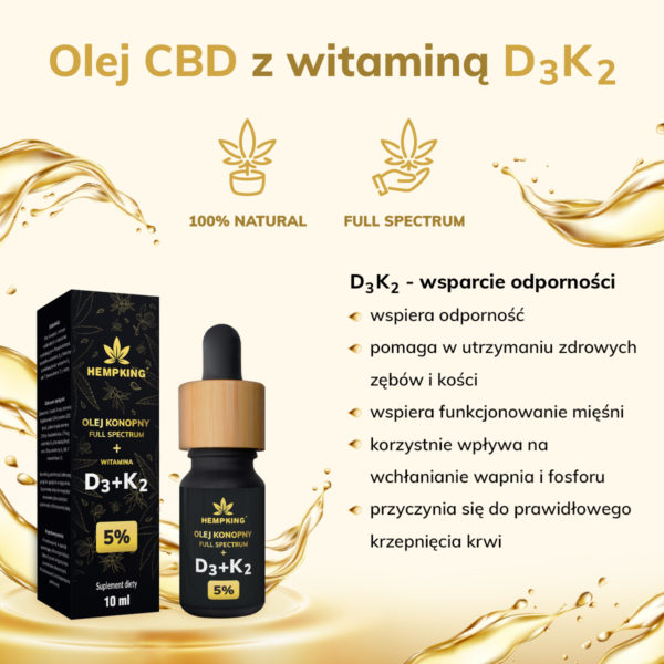 witamina d3k2 w oleju konopnym