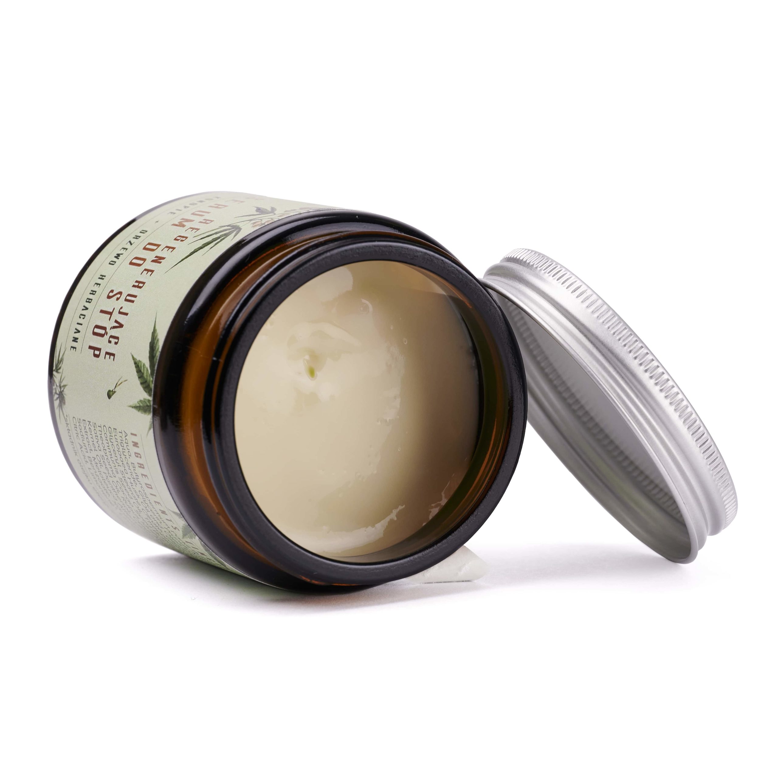hempking regenerujące serum do stóp - otwarty