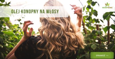 olej konopny na włosy