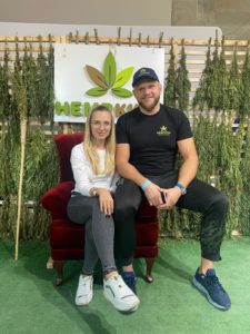 Marcin Tybura i założycielka Hempking