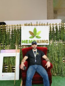 Damian - stoisko hempking na kanabafest