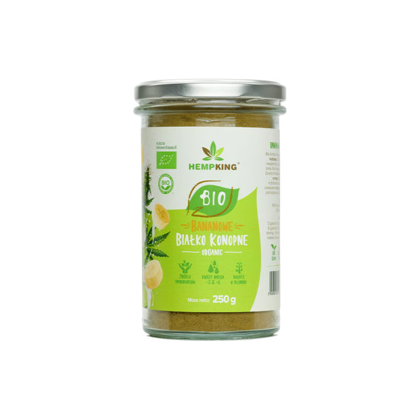 Białko konopne bananowe 250 g HempKing