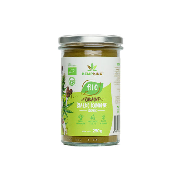 Białko konopne kakaowe 250g HempKing