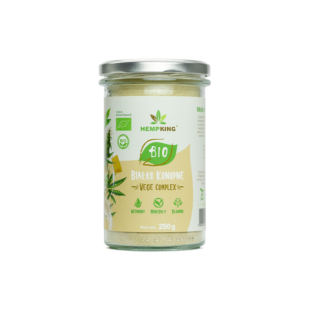 Białko konopne Vege Complex Bio 250 g HempKing