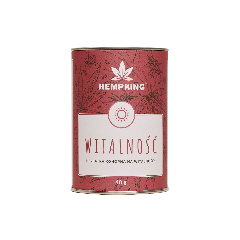 Herbata konopna na witalność 40 g HempKing