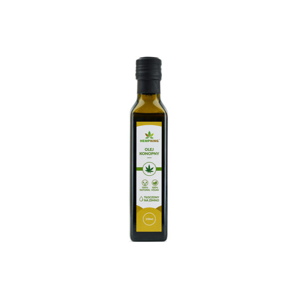 Olej konopny spożywczy RAW 250 ml HempKing