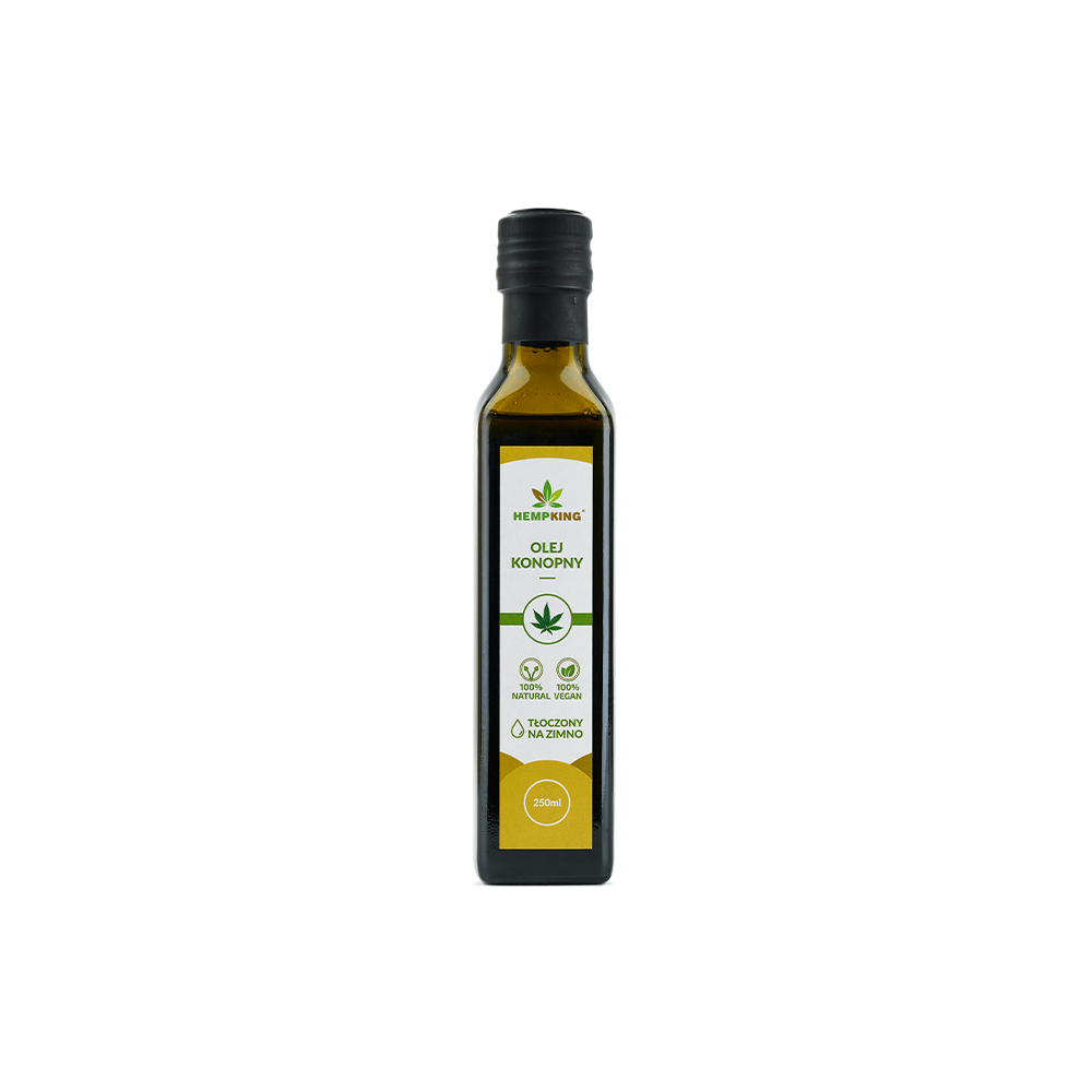 Olej konopny spożywczy RAW 250 ml HempKing