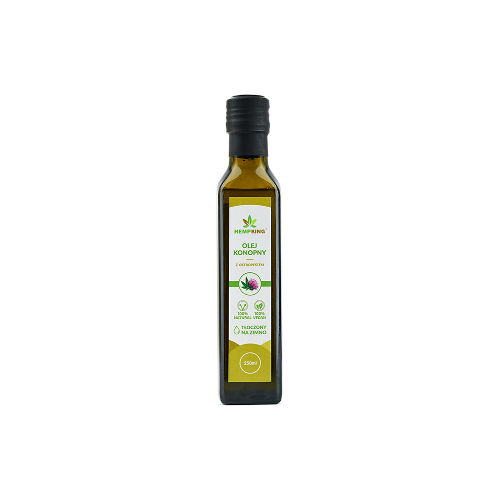 Olej konopny spożywczy z ostropestestem 250 ml HempKing