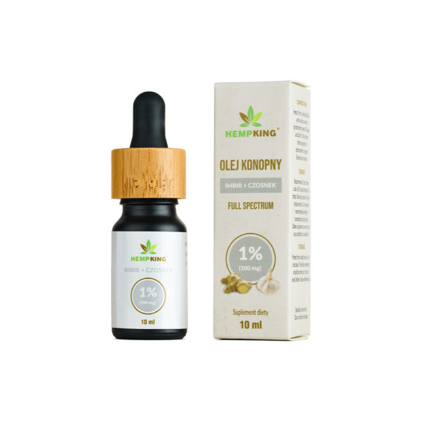 Olejek CBD 1% Imibir+Czosnej HempKing