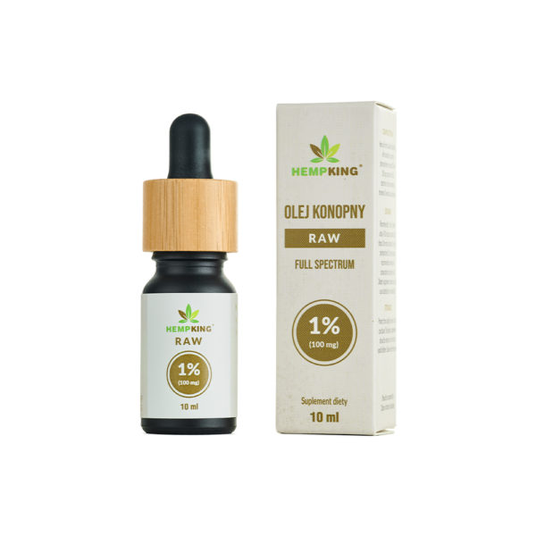 Olej CBD Raw 1% 10 ml HempKing
