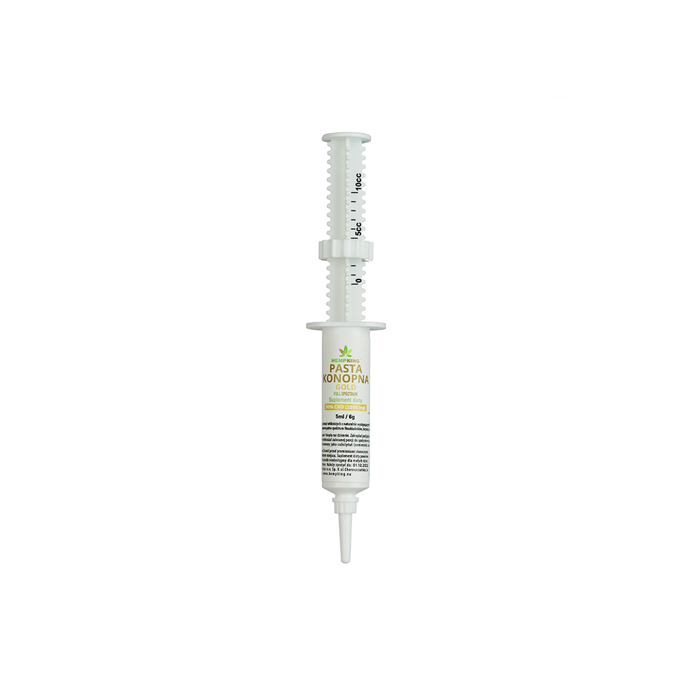 Pasta konopna Gold full spectrum z 50% CBD 5 ml/6g HempKing