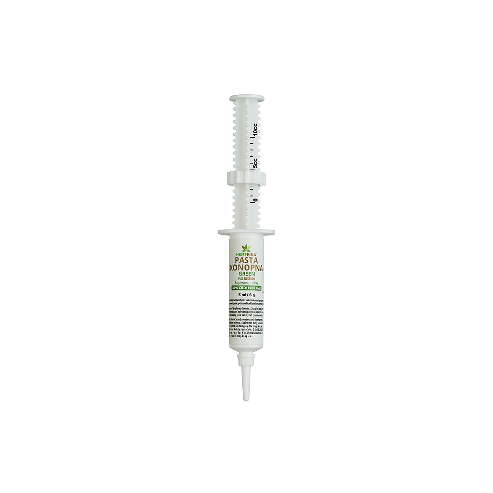 Pasta konopna green full spectrum suplement diety 5ml/6g