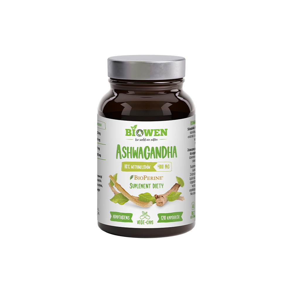 Ashwagandha Biowen w kapsułkach