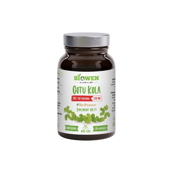 Gotu Kola w kapsułkach wegańskich