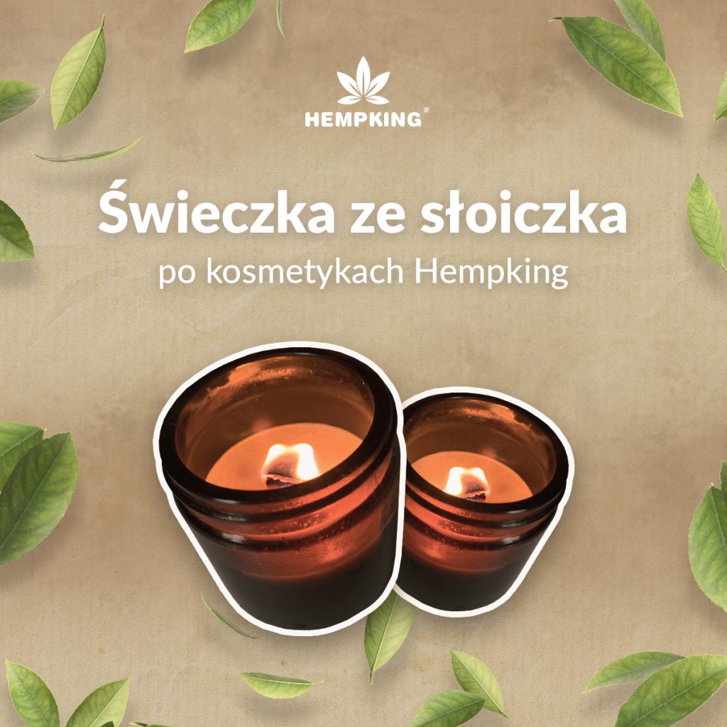 świeczka zero waste