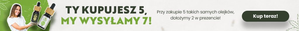 promocja na olejki konopne sierpien