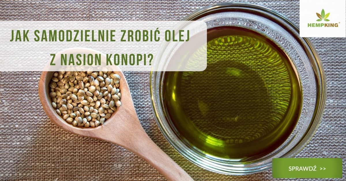 przepis na olej z konopi