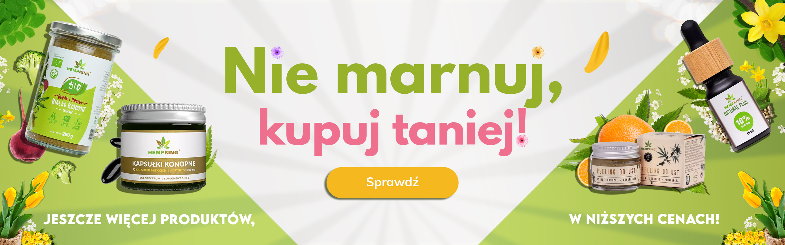 Niskie ceny produktów konopnych