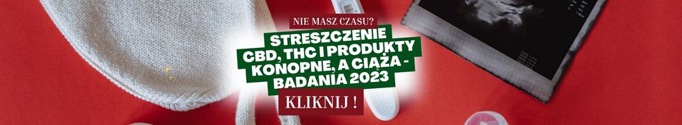Streszczenie - CBD, THC i produkty konopne, a ciąża - badania 2023
